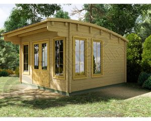 4m x 4m Curved Roof Cabin