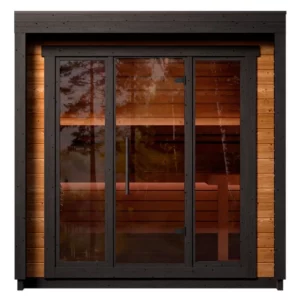 Leil® Patio XS | 4 Person Outdoor Sauna